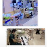 新生児病棟に1台のピアノ